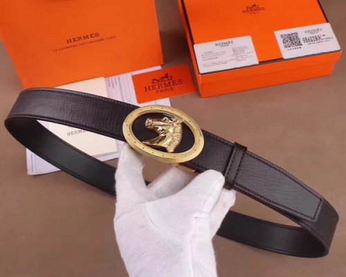 Super Perfect Quality Hermes Belts(100% Genuine Leather,Reversible Steel Buckle)-054