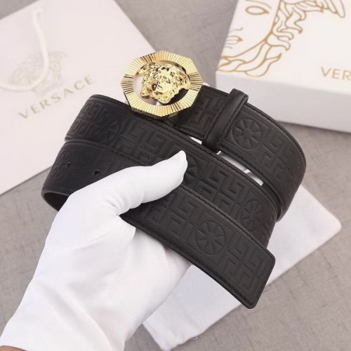 Super Perfect Quality Versace Belts(100% Genuine Leather,Steel Buckle)-245