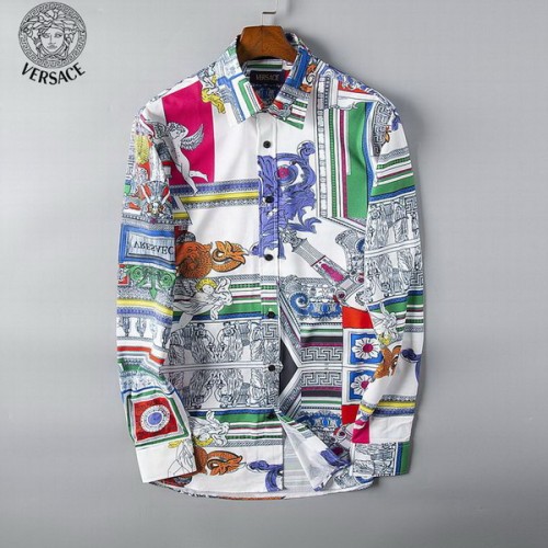 Versace long sleeve shirt men-072(S-XXXL)