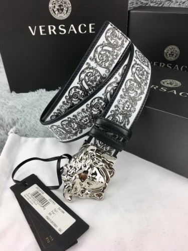 Super Perfect Quality Versace Belts(100% Genuine Leather,Steel Buckle)-273
