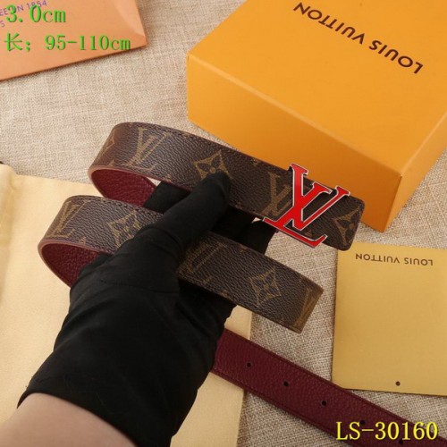 Super Perfect Quality LV women Belts(100% Genuine Leather,Steel Buckle)-239