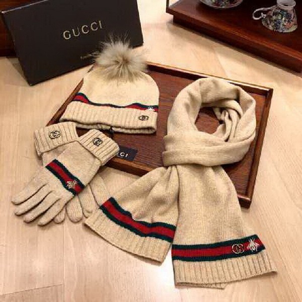 G Wool Cap Scarf AAA-144