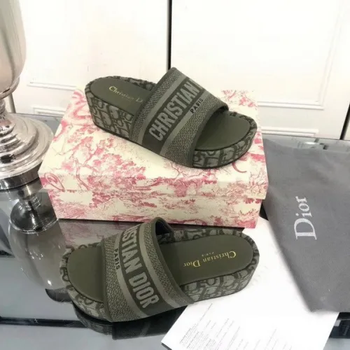 Dior women slippers AAA-059