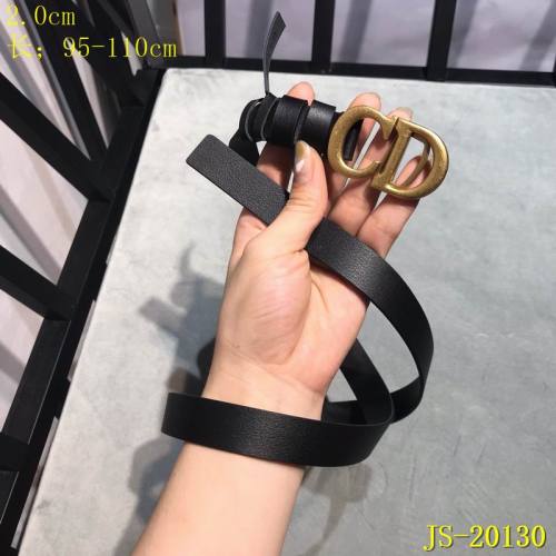 Super Perfect Quality Dior Belts(100% Genuine Leather,steel Buckle)-091