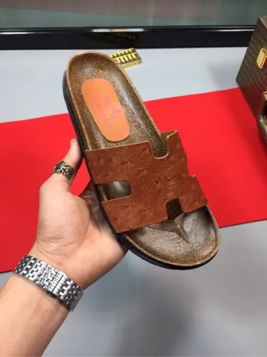 Hermes men slippers AAA-118(38-44)