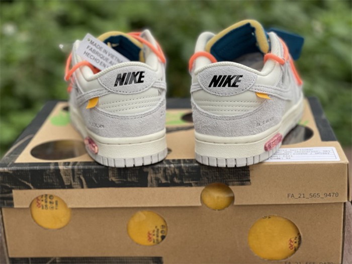 Authentic OFF-WHITE x Nike Dunk Low “The 50” DJ0950 119