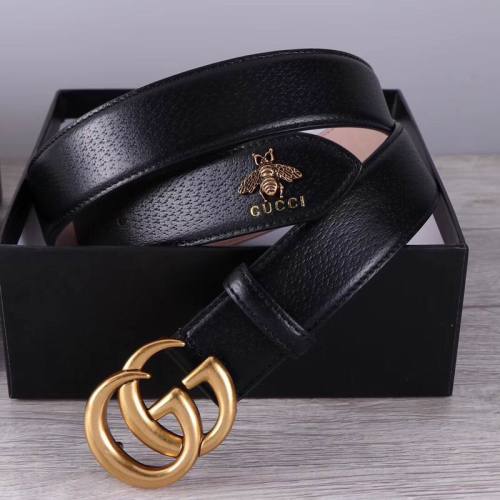 Super Perfect Quality G women Belts(100% Genuine Leather,steel Buckle)-392
