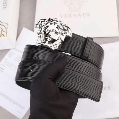 Super Perfect Quality Versace Belts(100% Genuine Leather,Steel Buckle)-619