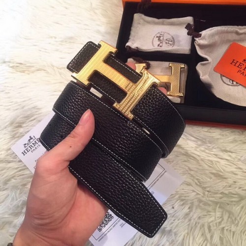 Super Perfect Quality Hermes Belts(100% Genuine Leather,Reversible Steel Buckle)-674