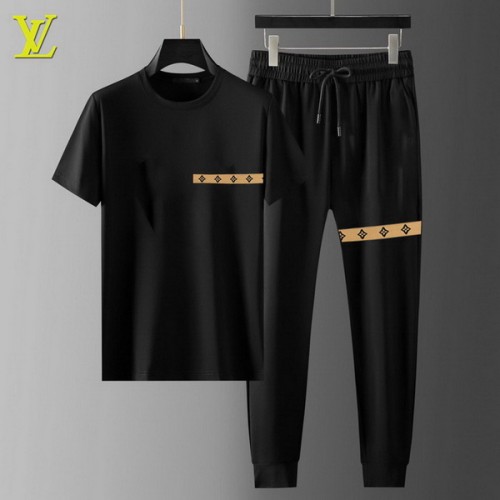 LV short sleeve men suit-091(M-XXXL)