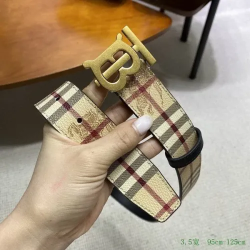 Super Perfect Quality Burberry Belts(100% Genuine Leather,steel buckle)-185