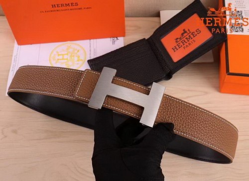 Super Perfect Quality Hermes Belts(100% Genuine Leather,Reversible Steel Buckle)-415