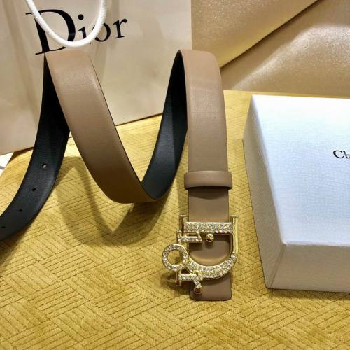 Super Perfect Quality Dior Belts(100% Genuine Leather,steel Buckle)-062