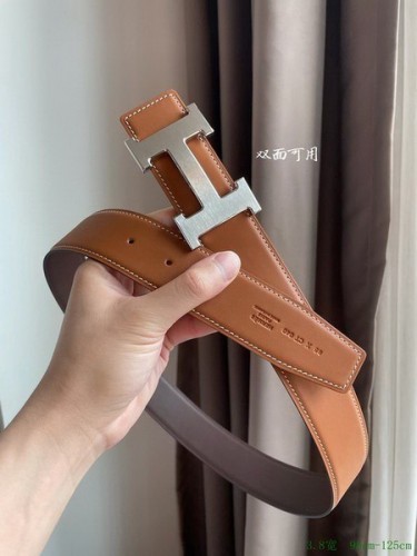 Super Perfect Quality Hermes Belts(100% Genuine Leather,Reversible Steel Buckle)-886
