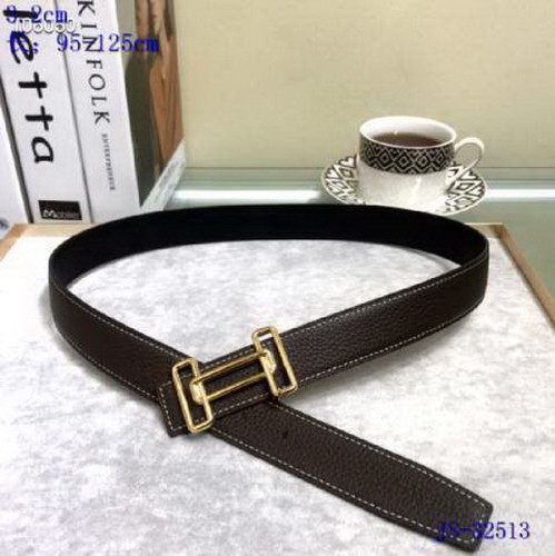 Super Perfect Quality Hermes Belts(100% Genuine Leather,Reversible Steel Buckle)-756