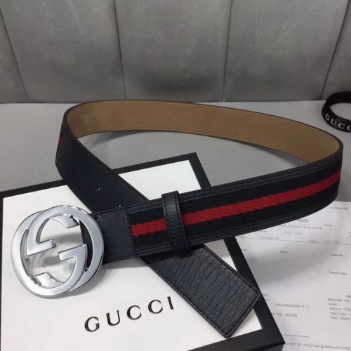 Super Perfect Quality G Belts(100% Genuine Leather,steel Buckle)-2122