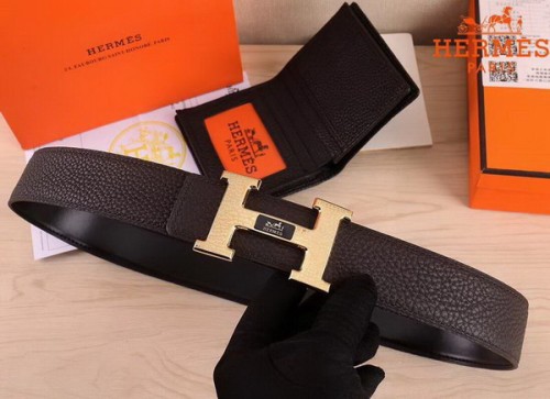 Super Perfect Quality Hermes Belts(100% Genuine Leather,Reversible Steel Buckle)-410
