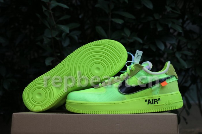 Authentic OFF-WHITE x Nike Air Force 1 “Volt”