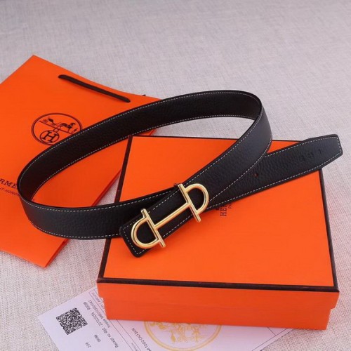 Super Perfect Quality Hermes Belts(100% Genuine Leather,Reversible Steel Buckle)-607