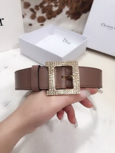 Super Perfect Quality Dior Belts(100% Genuine Leather,steel Buckle)-187