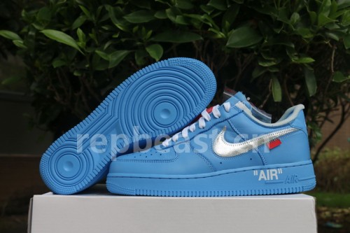 Authentic OFF-WHITE x Air Force 1 “MCA”GS（Update Version）