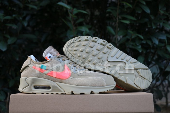 Authentic OFF-WHITE x Nike Air Max 90 “Desert Ore”