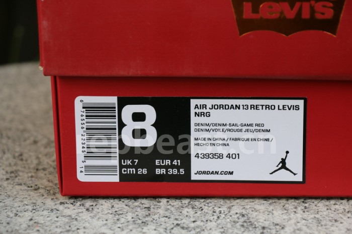 Authentic Levi’s x Air Jordan 13
