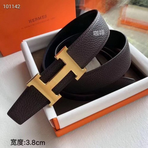 Super Perfect Quality Hermes Belts(100% Genuine Leather,Reversible Steel Buckle)-652