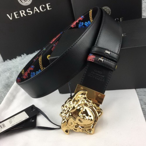 Super Perfect Quality Versace Belts(100% Genuine Leather,Steel Buckle)-270