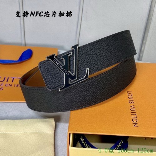 Super Perfect Quality LV Belts(100% Genuine Leather Steel Buckle)-2827