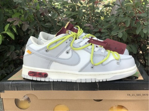 Authentic OFF-WHITE x Nike Dunk Low “The 50” DM1602