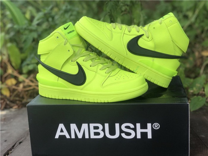 Authentic AMBUSH x Nike Dunk High Green