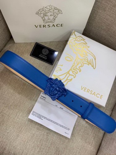 Super Perfect Quality Versace Belts(100% Genuine Leather,Steel Buckle)-141