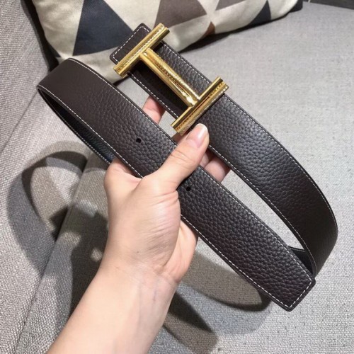Super Perfect Quality Hermes Belts(100% Genuine Leather,Reversible Steel Buckle)-664