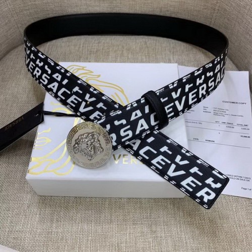 Super Perfect Quality Versace Belts(100% Genuine Leather,Steel Buckle)-664