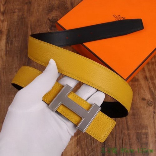 Super Perfect Quality Hermes Belts(100% Genuine Leather,Reversible Steel Buckle)-981