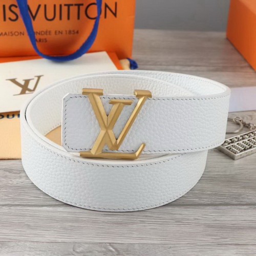 Super Perfect Quality LV Belts(100% Genuine Leather Steel Buckle)-1978