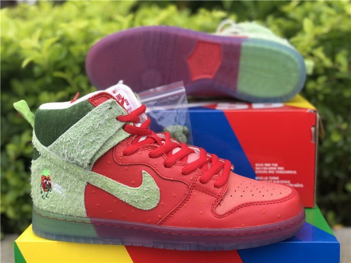 Authentic Nike SB Dunk High “Strawberry Cough”