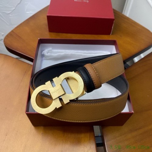Super Perfect Quality Ferragamo Belts(100% Genuine Leather,steel Buckle)-1632