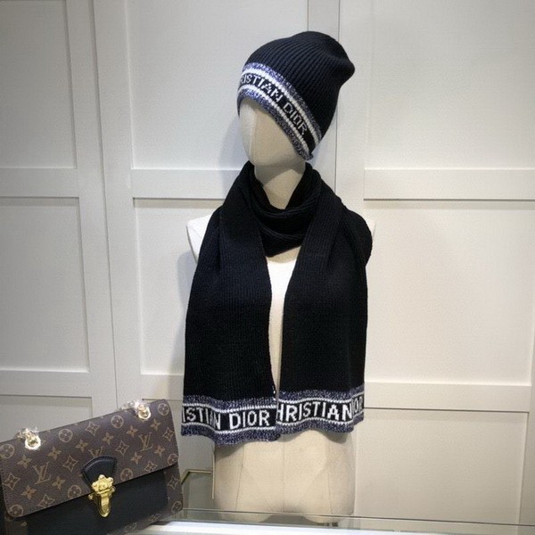 Dior Wool Cap Scarf AAA-095