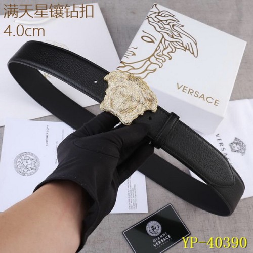 Super Perfect Quality Versace Belts(100% Genuine Leather,Steel Buckle)-106