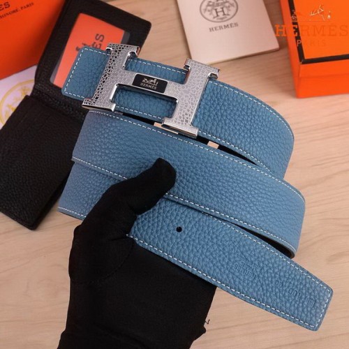 Super Perfect Quality Hermes Belts(100% Genuine Leather,Reversible Steel Buckle)-433