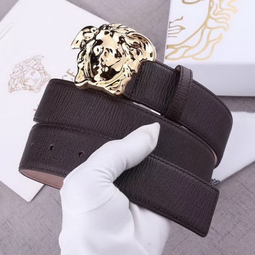 Super Perfect Quality Versace Belts(100% Genuine Leather,Steel Buckle)-667