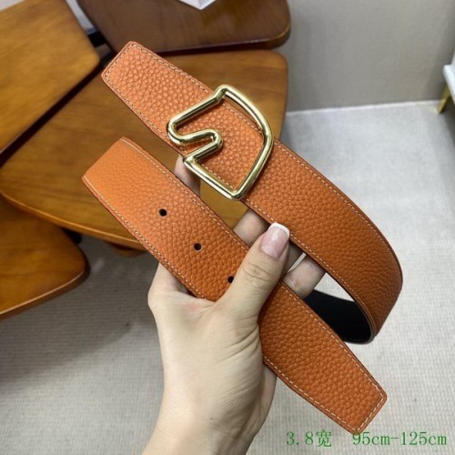 Super Perfect Quality Hermes Belts(100% Genuine Leather,Reversible Steel Buckle)-915