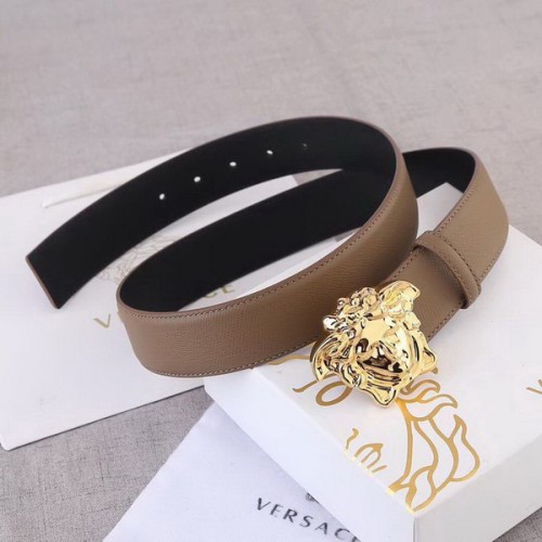Super Perfect Quality Versace Belts(100% Genuine Leather,Steel Buckle)-604
