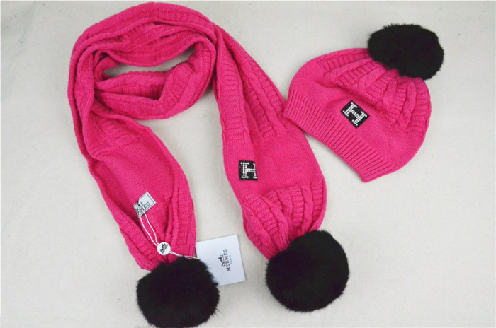 Hermes Wool Cap Scarf AAA-007