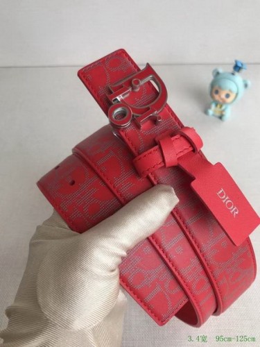 Super Perfect Quality Dior Belts(100% Genuine Leather,steel Buckle)-452