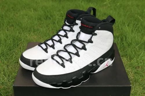 Authentic Air Jordan 9 “White/Black-Red”