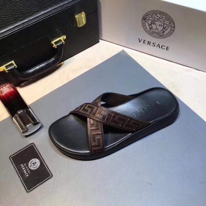 Versace men slippers AAA-098