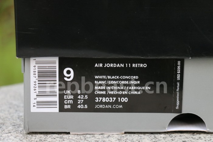 Authentic Air Jordan 11 “Concord” Retro 2018